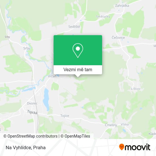 Na Vyhlídce mapa