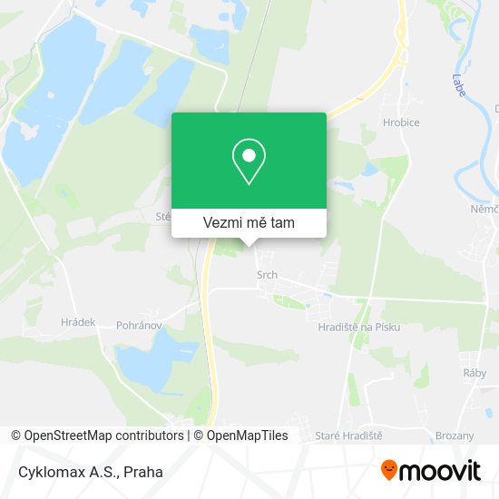 Cyklomax A.S. mapa