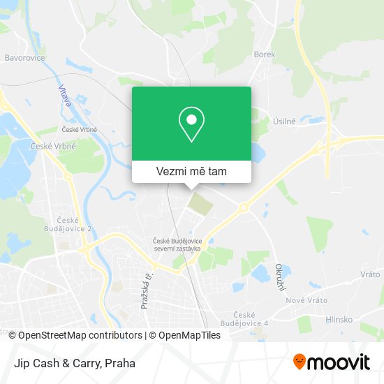 Jip Cash & Carry mapa