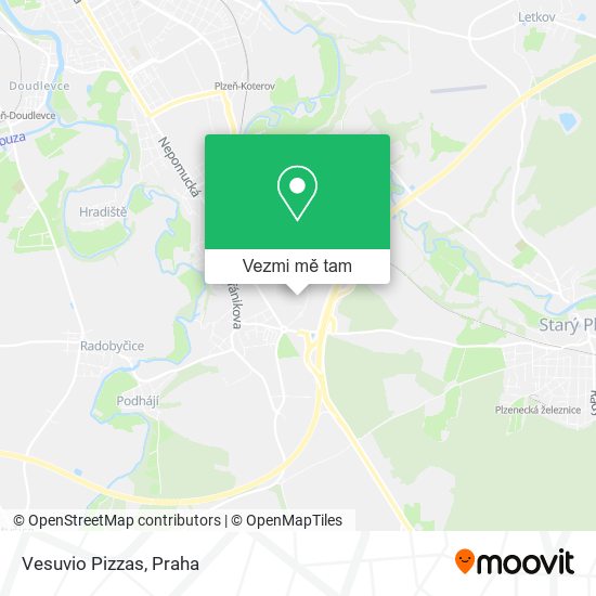 Vesuvio Pizzas mapa