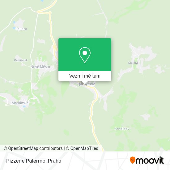Pizzerie Palermo mapa