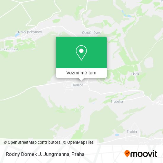 Rodný Domek J. Jungmanna mapa