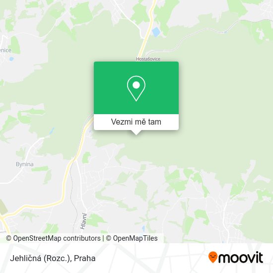 Jehličná (Rozc.) mapa