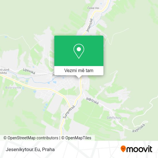 Jeseníkytour.Eu mapa