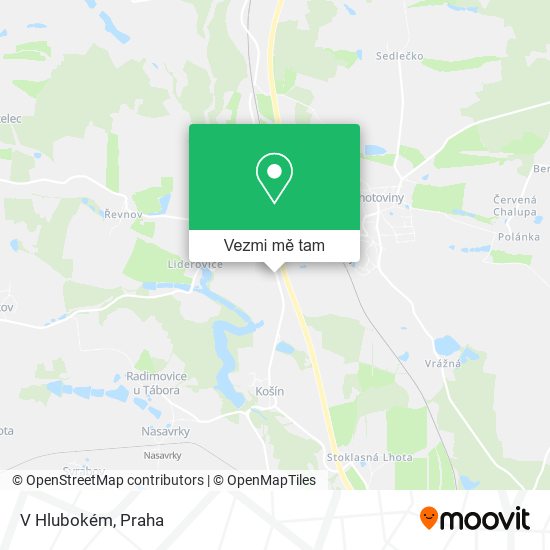 V Hlubokém mapa