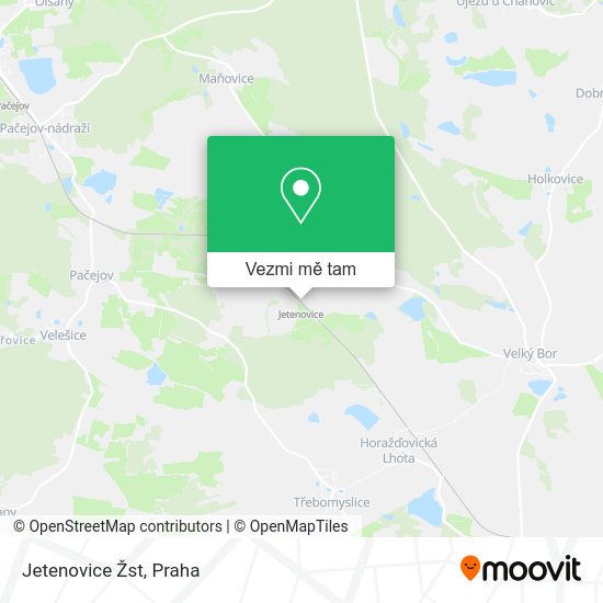 Jetenovice Žst mapa