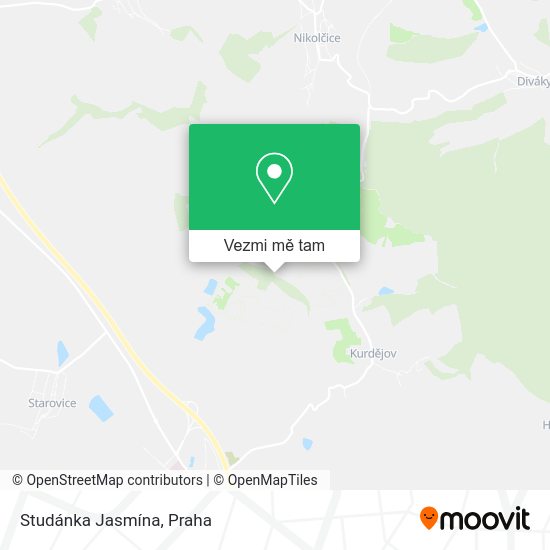 Studánka Jasmína mapa