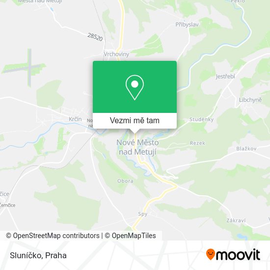 Sluníčko mapa