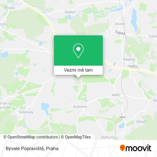 Bývalé Popraviště mapa