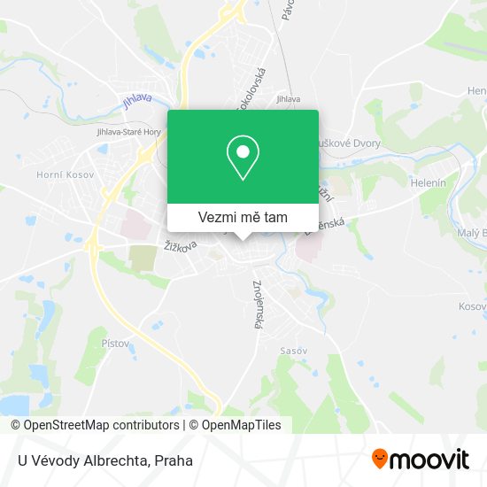 U Vévody Albrechta mapa