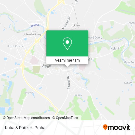 Kuba & Pařízek mapa
