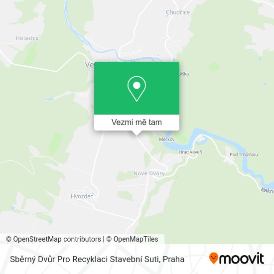 Sběrný Dvůr Pro Recyklaci Stavební Suti mapa