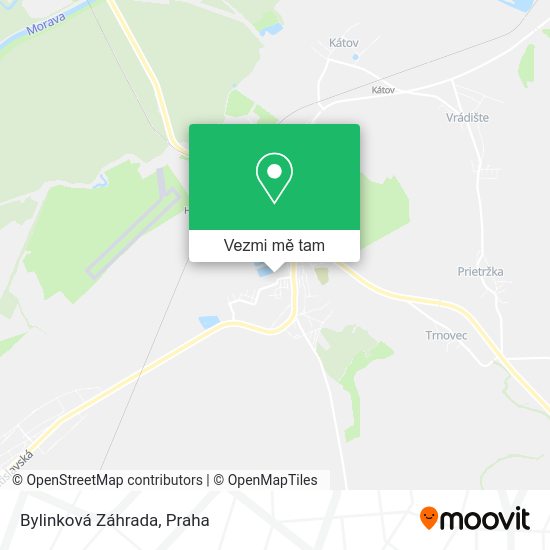 Bylinková Záhrada mapa