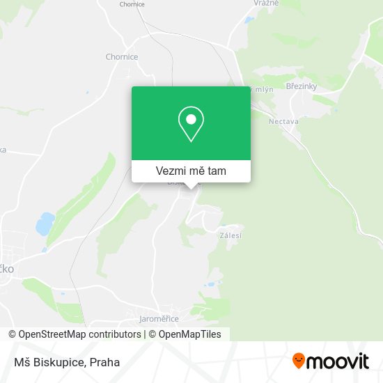 Mš Biskupice mapa