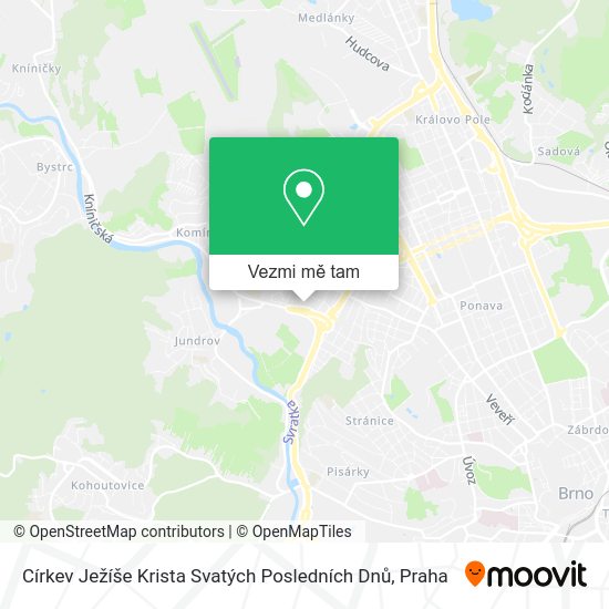 Církev Ježíše Krista Svatých Posledních Dnů mapa