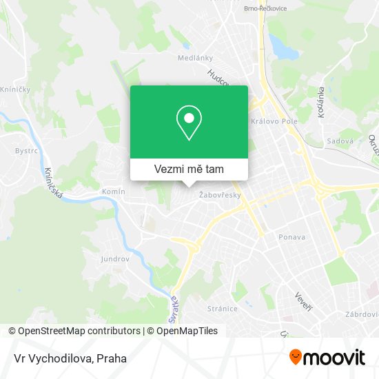 Vr Vychodilova mapa