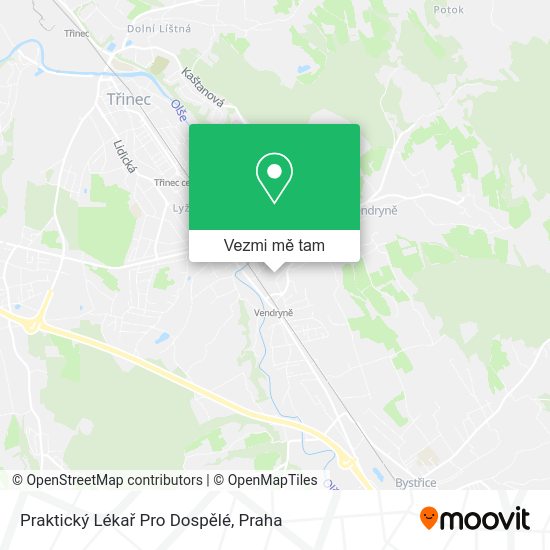 Praktický Lékař Pro Dospělé mapa
