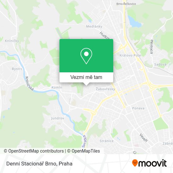 Denní Stacionář Brno mapa
