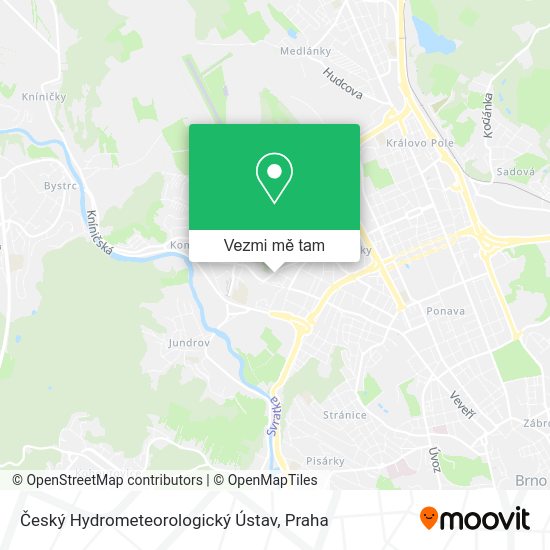 Český Hydrometeorologický Ústav mapa