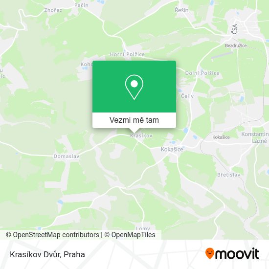 Krasíkov Dvůr mapa