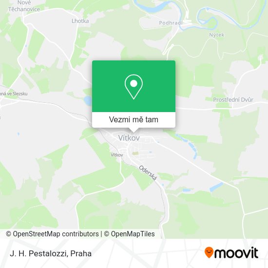J. H. Pestalozzi mapa