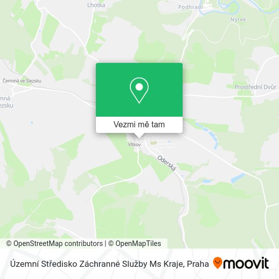 Územní Středisko Záchranné Služby Ms Kraje mapa