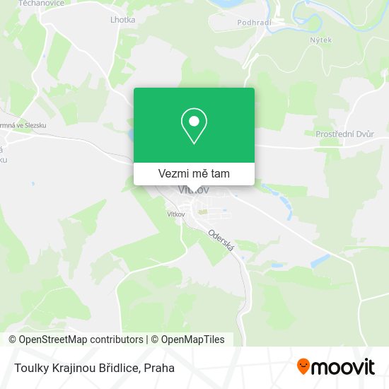 Toulky Krajinou Břidlice mapa