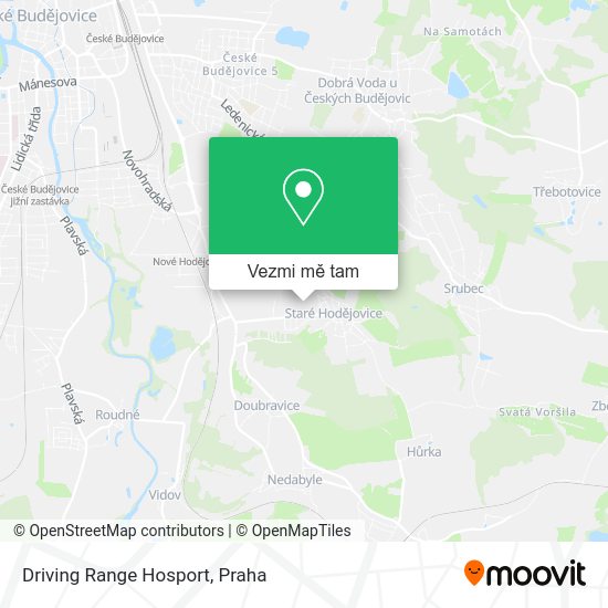 Driving Range Hosport mapa