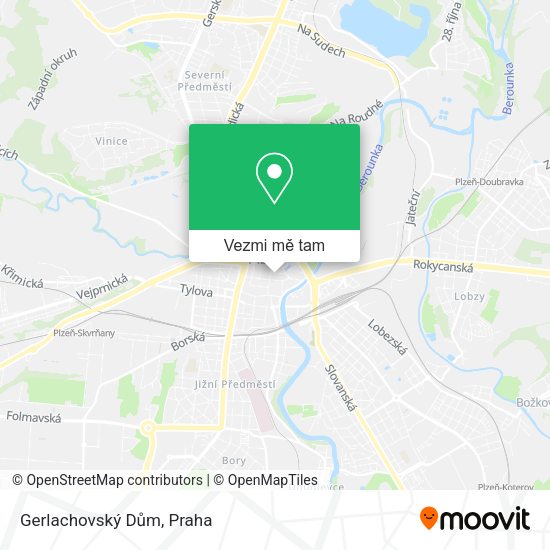 Gerlachovský Dům mapa