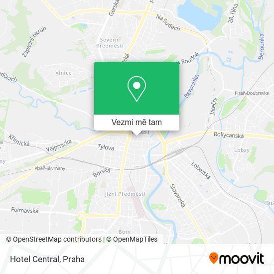 Hotel Central mapa