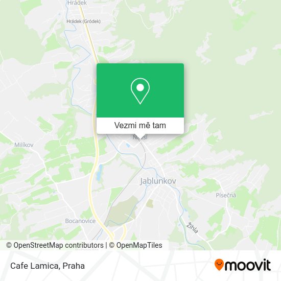 Cafe Lamica mapa
