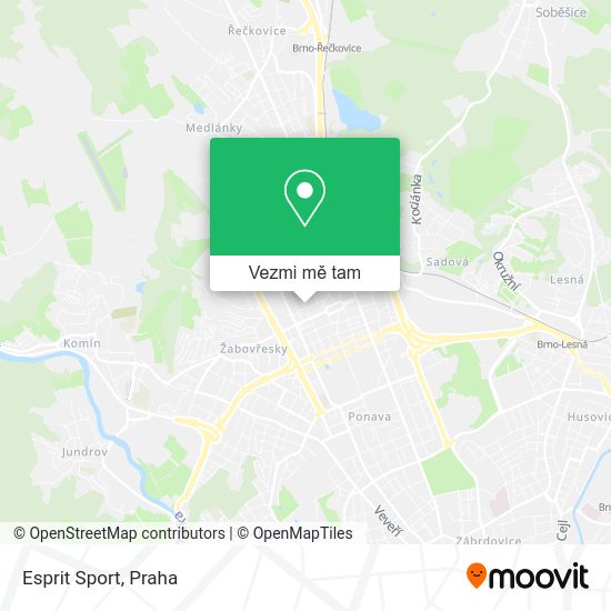 Esprit Sport mapa