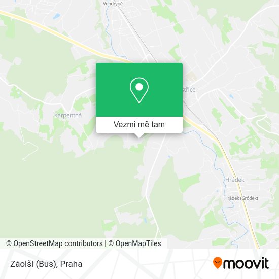 Záolší (Bus) mapa