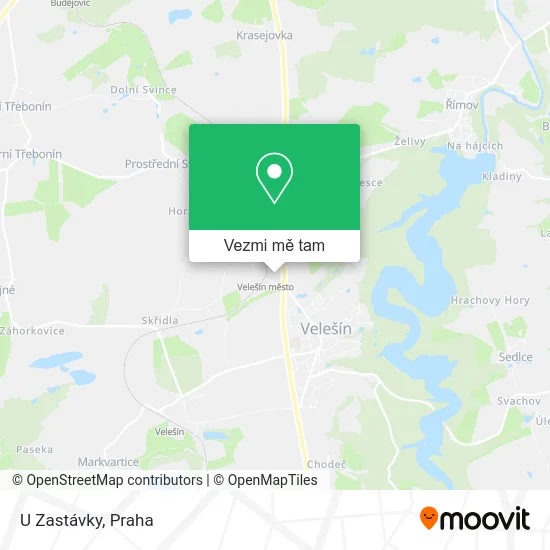 U Zastávky mapa