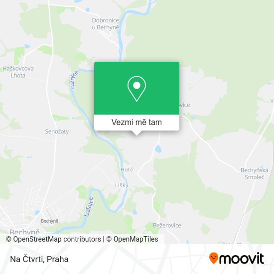 Na Čtvrti mapa