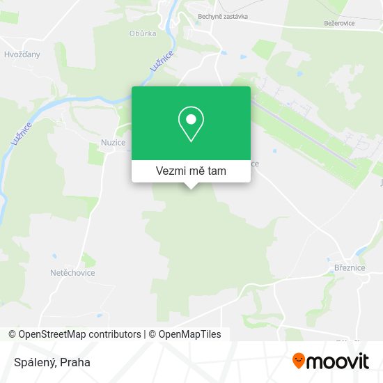 Spálený mapa