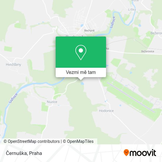 Černuška mapa