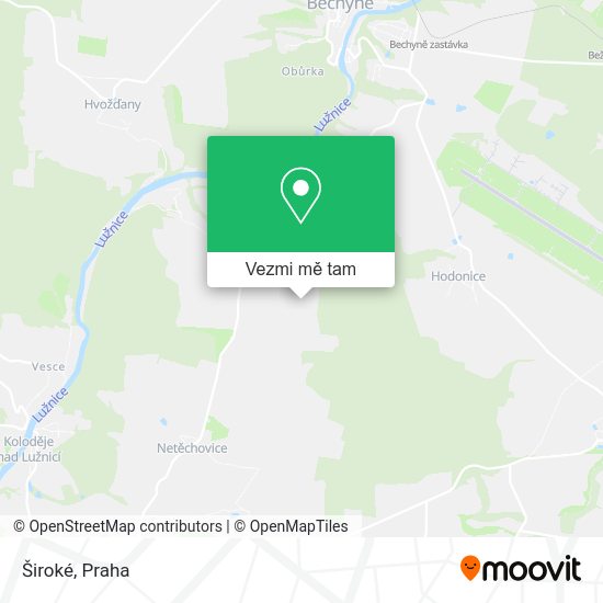 Široké mapa