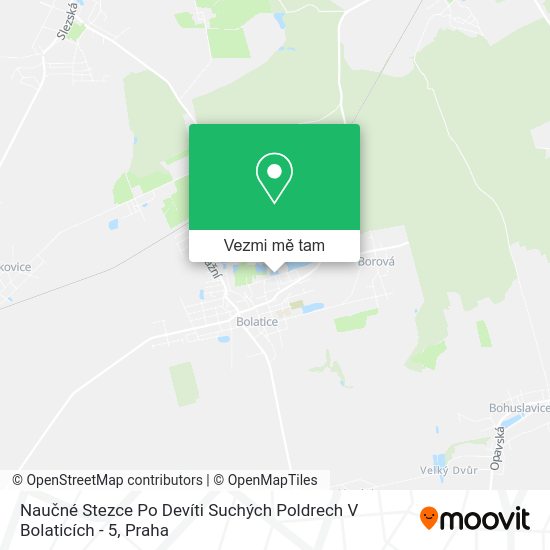 Naučné Stezce Po Devíti Suchých Poldrech V Bolaticích - 5 mapa