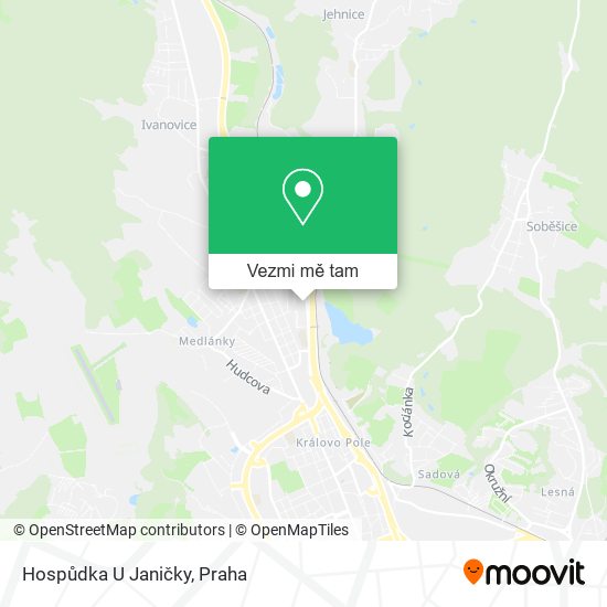 Hospůdka U Janičky mapa