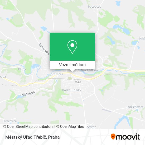 Městský Úřad Třebíč mapa