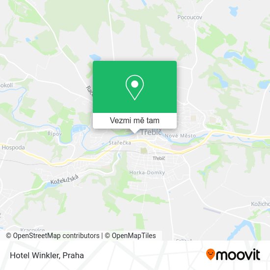 Hotel Winkler mapa
