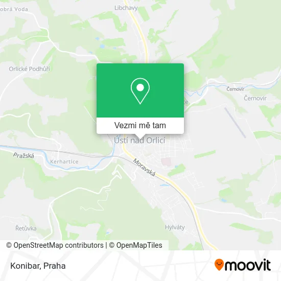 Konibar mapa