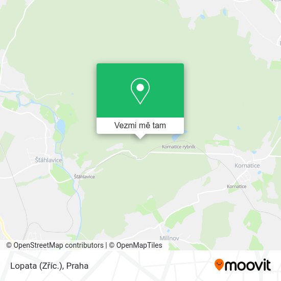 Lopata (Zříc.) mapa