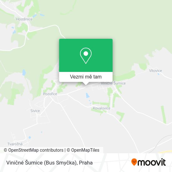 Viničné Šumice (Bus Smyčka) mapa