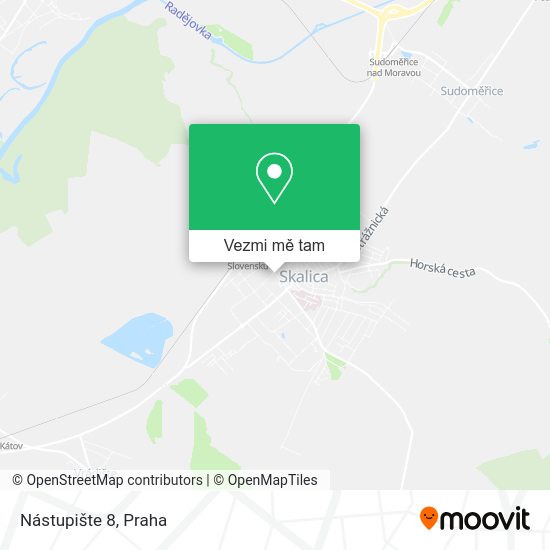 Nástupište 8 mapa