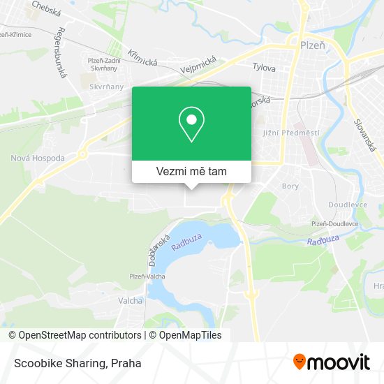Scoobike Sharing mapa