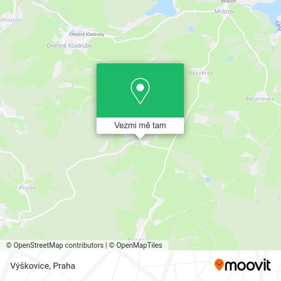 Výškovice mapa