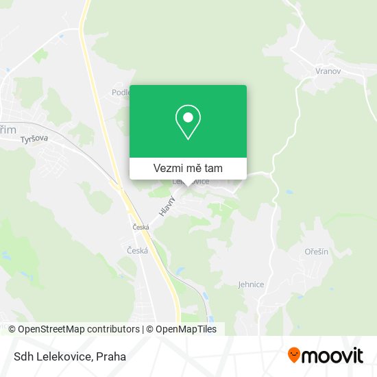 Sdh Lelekovice mapa