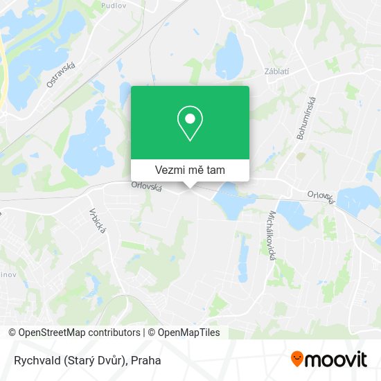 Rychvald (Starý Dvůr) mapa